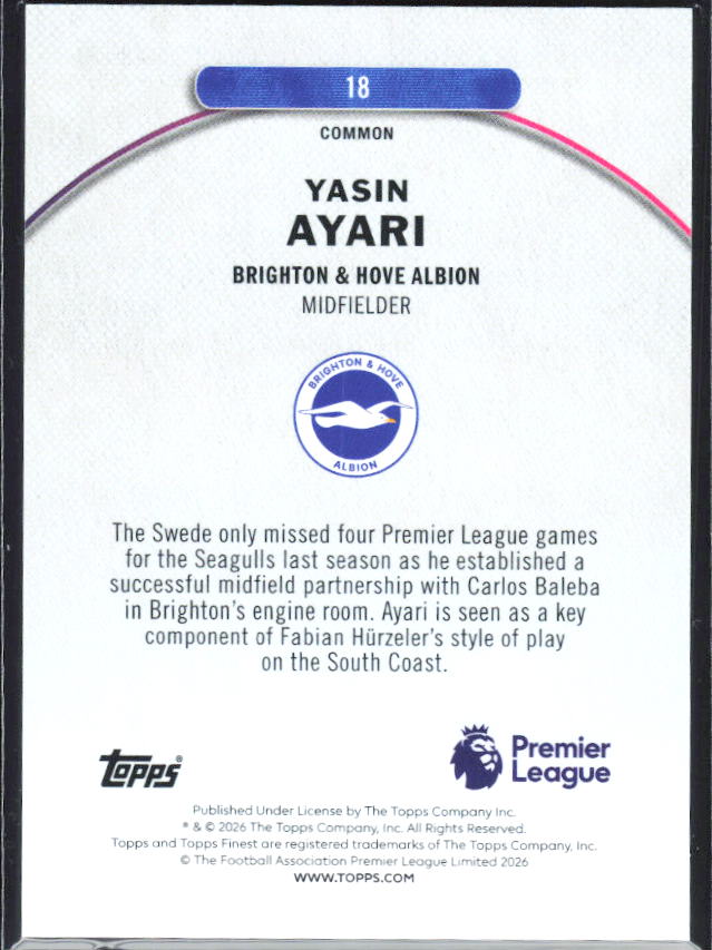 Yasin Ayari – baksida