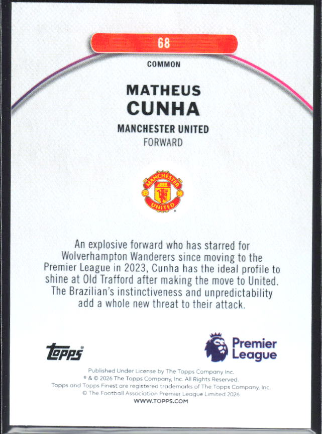 Matheus Cunha – baksida