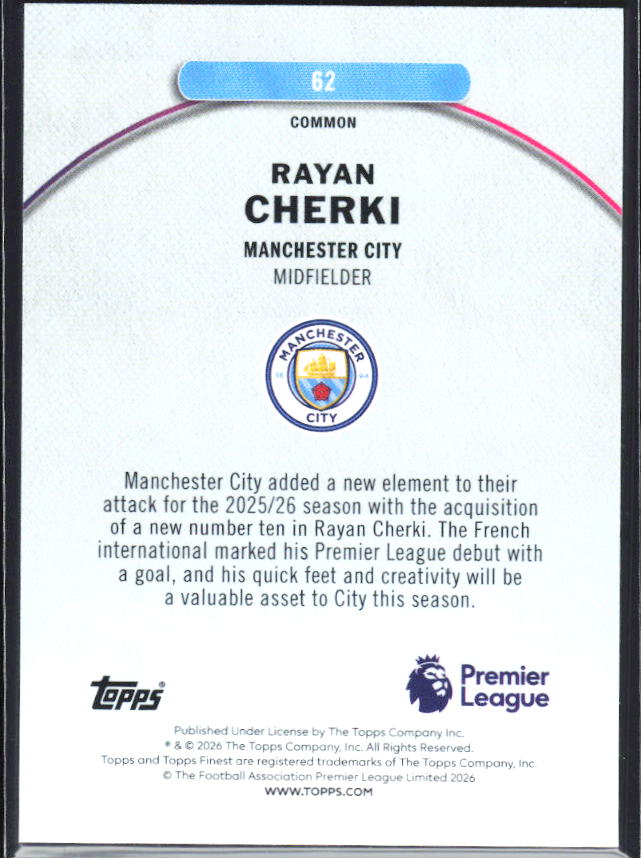 Rayan Cherki – baksida