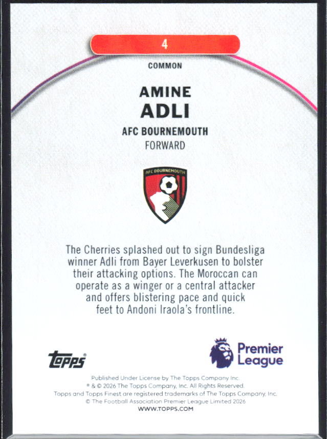 Amine Adli – baksida