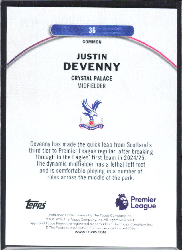 Justin Devenny – baksida