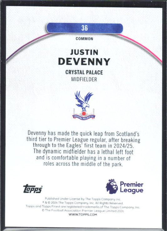 Justin Devenny – baksida