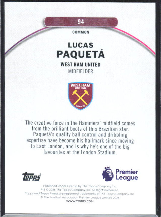 Lucas Paquetá – baksida