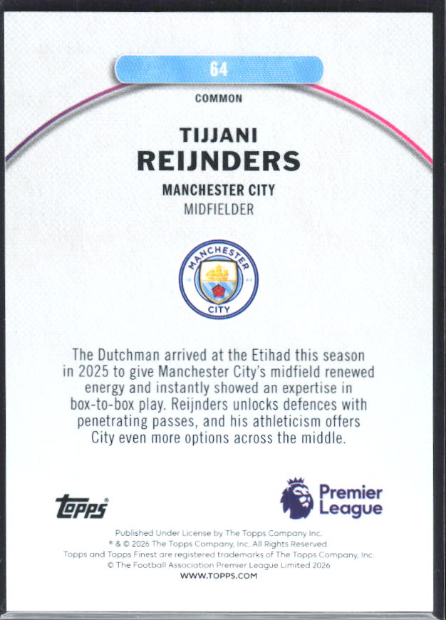 Tijjani Reijnders – baksida