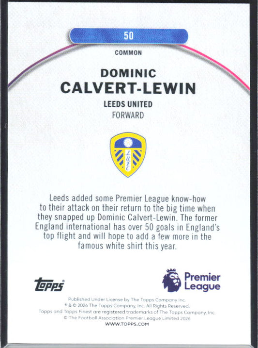 Dominic Calvert-Lewin – baksida