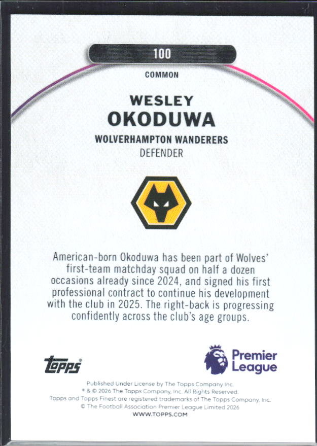 Wesley Okoduwa – baksida