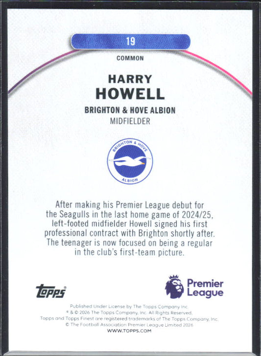 Harry Howell – baksida