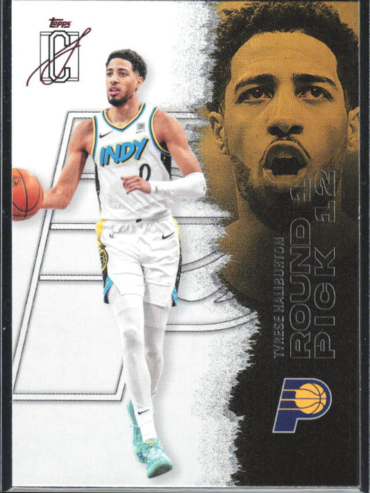 2025-26 Topps Signature Class #71 Tyrese Haliburton – framsida