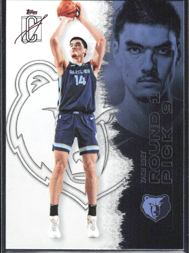 2025-26 Topps Signature Class #23 Zach Edey – framsida
