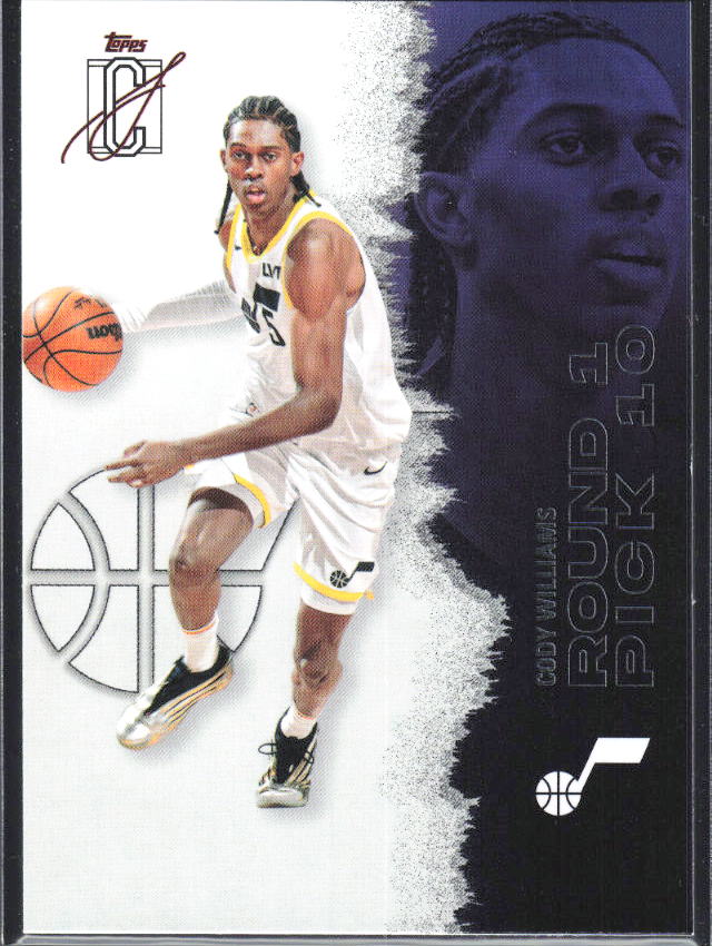 2025-26 Topps Signature Class #17 Cody Williams – framsida