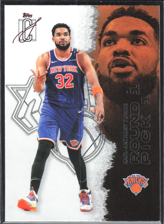 2025-26 Topps Signature Class #63 Karl-Anthony Towns – framsida