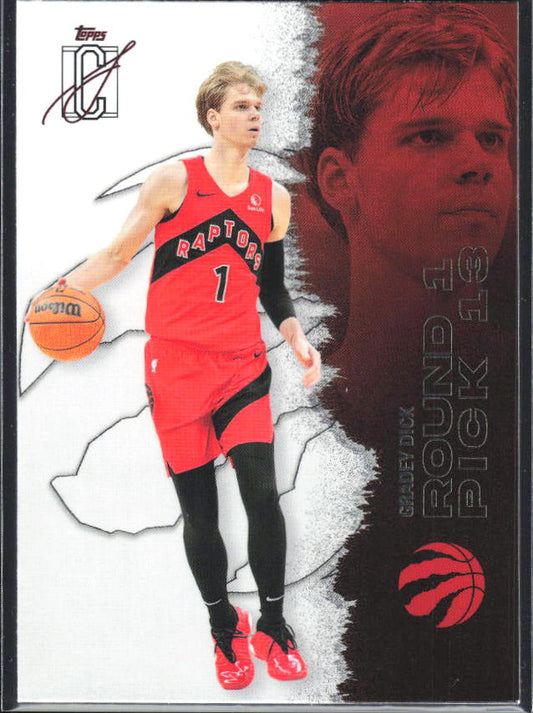 2025-26 Topps Signature Class #6 Gradey Dick – framsida