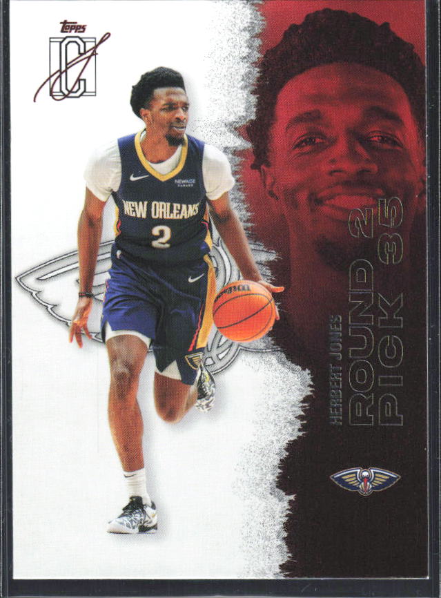 2025-26 Topps Signature Class #38 Herbert Jones – framsida