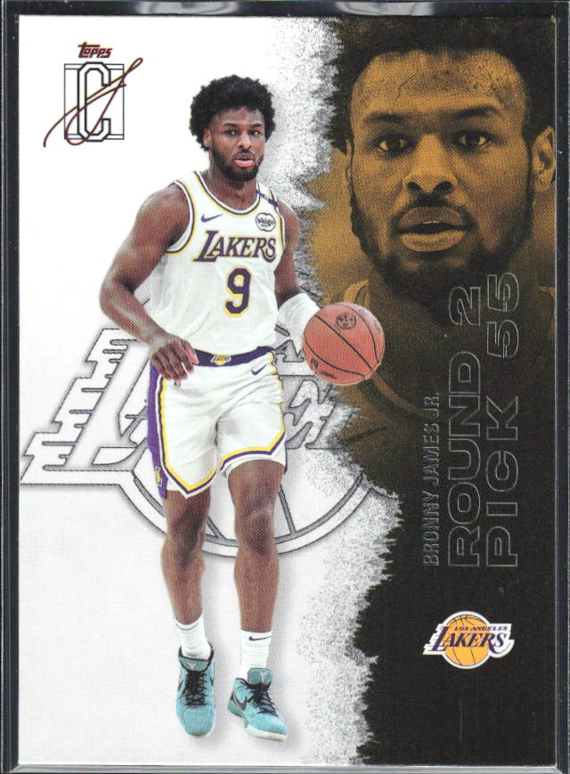 2025-26 Topps Signature Class #1 Bronny James Jr. – framsida