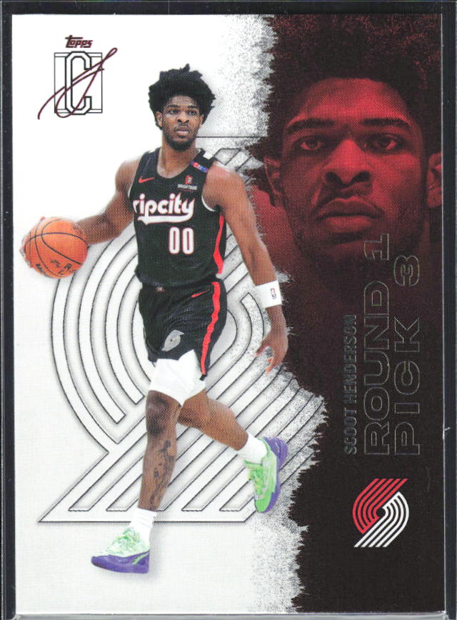 2025-26 Topps Signature Class #75 Scoot Henderson – framsida