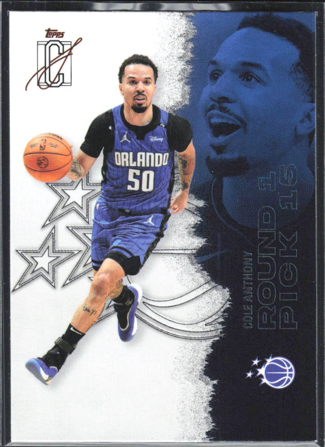 2025-26 Topps Signature Class #32 Cole Anthony – framsida