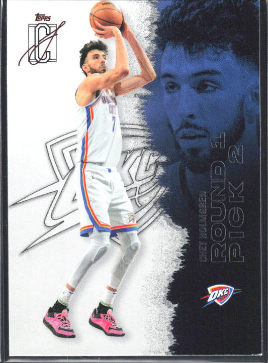 2025-26 Topps Signature Class #76 Chet Holmgren – framsida