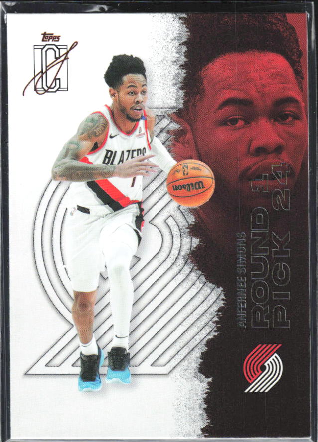 2025-26 Topps Signature Class #70 Anfernee Simons – framsida