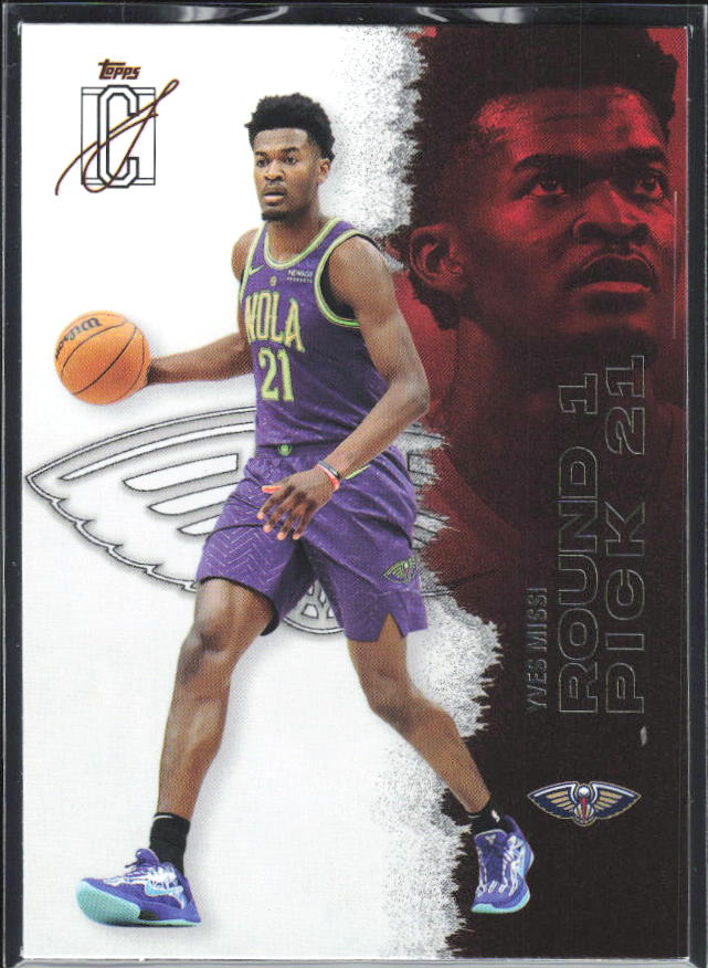 2025-26 Topps Signature Class #44 Yves Missi – framsida