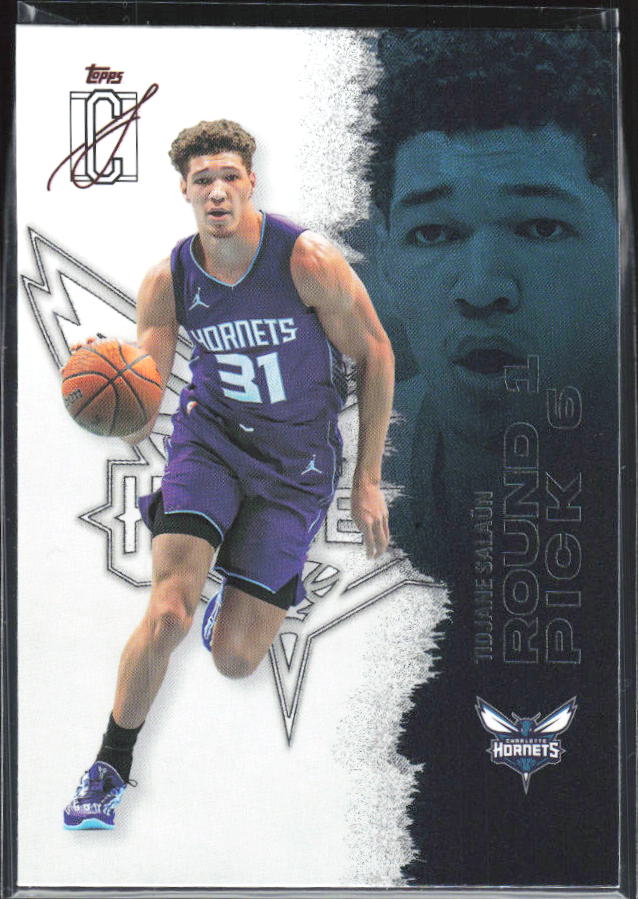 2025-26 Topps Signature Class #79 Tidjane Salaün – framsida