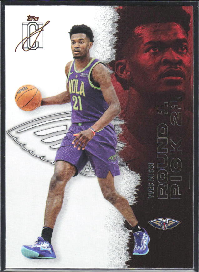 2025-26 Topps Signature Class #44 Yves Missi – framsida
