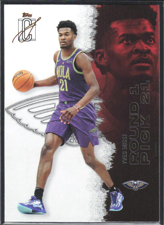 2025-26 Topps Signature Class #44 Yves Missi – framsida