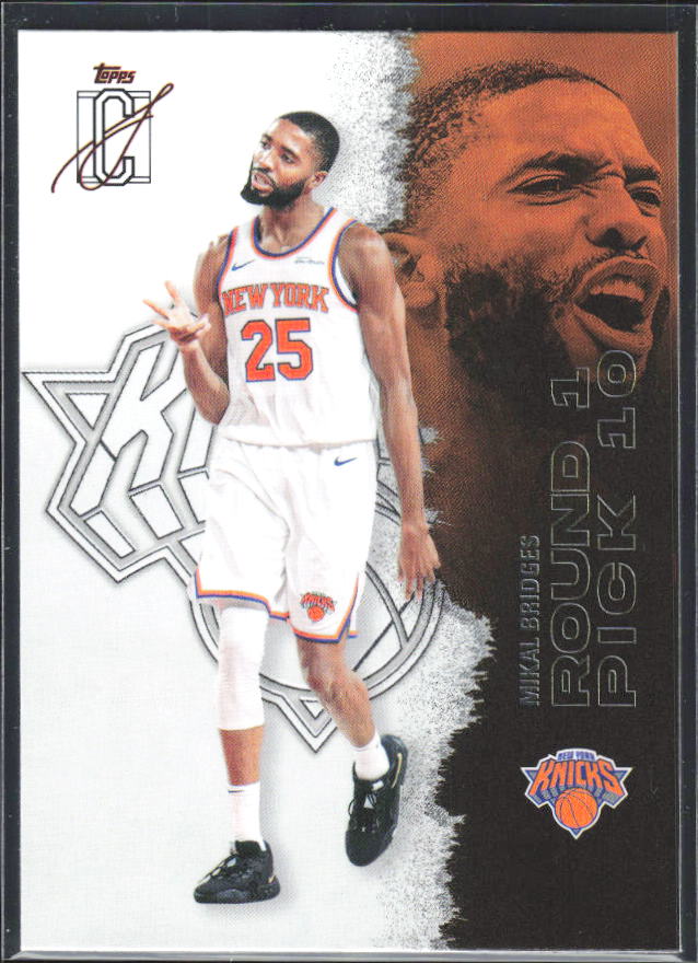2025-26 Topps Signature Class #84 Mikal Bridges – framsida