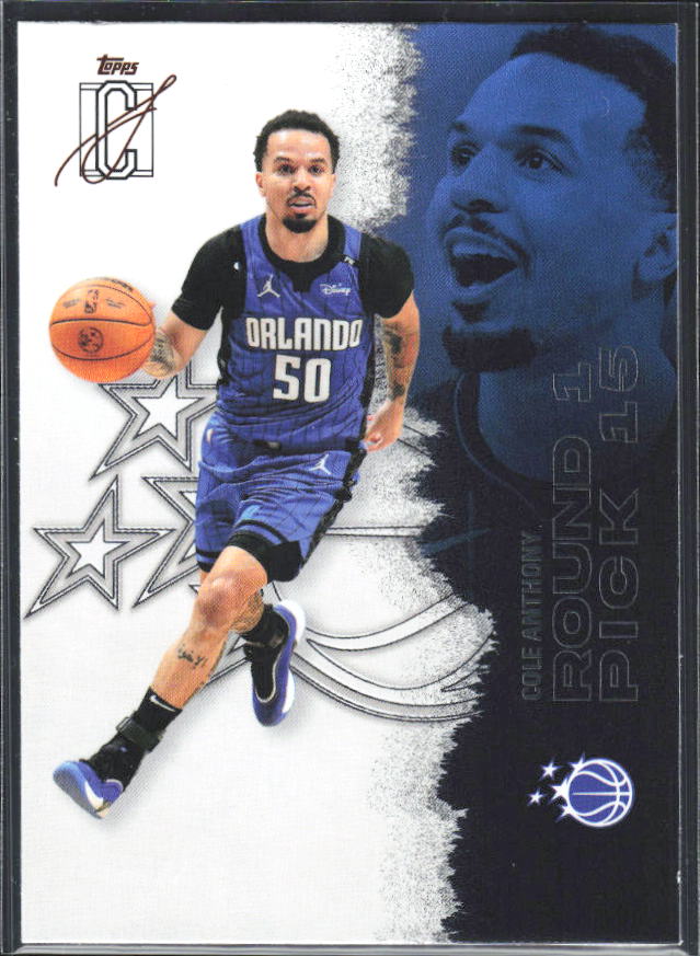 2025-26 Topps Signature Class #32 Cole Anthony – framsida