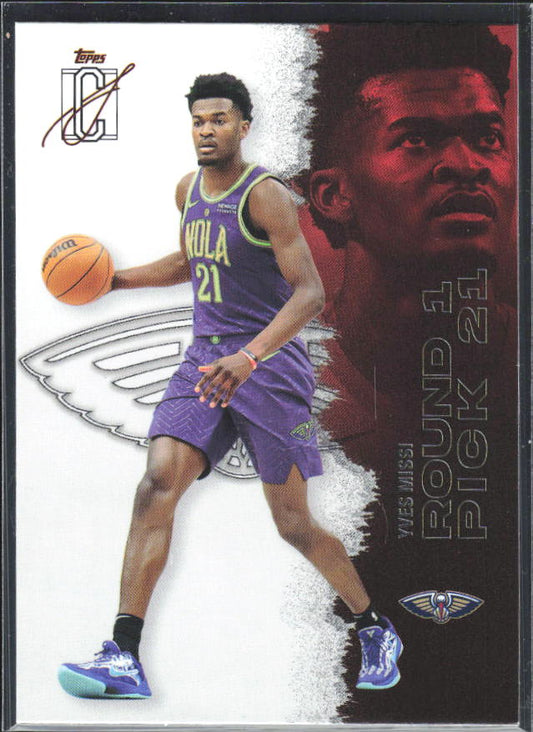 2025-26 Topps Signature Class #44 Yves Missi – framsida
