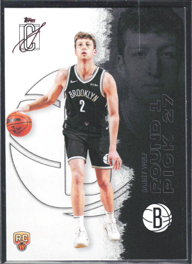 2025-26 Topps Signature Class #123 Danny Wolf RC – framsida