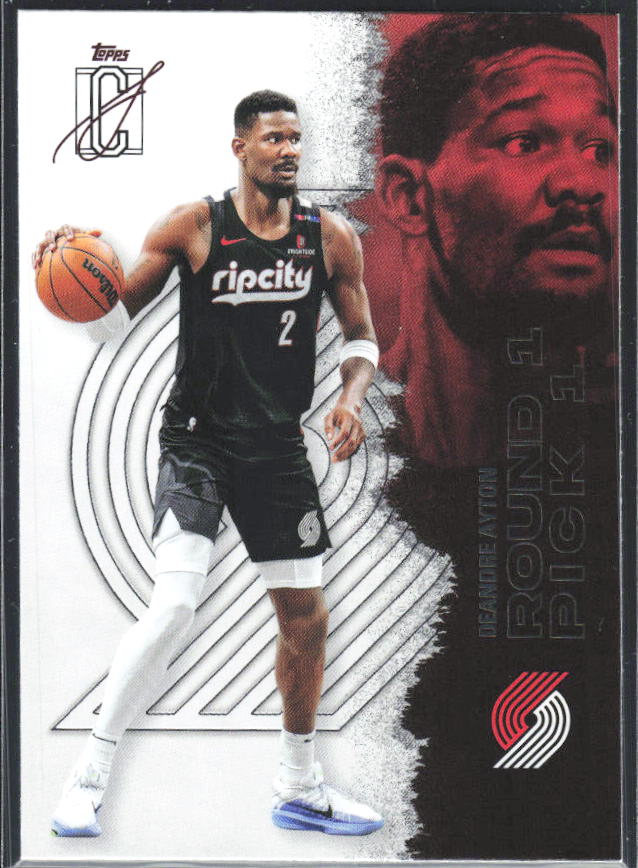 2025-26 Topps Signature Class #22 Deandre Ayton – framsida