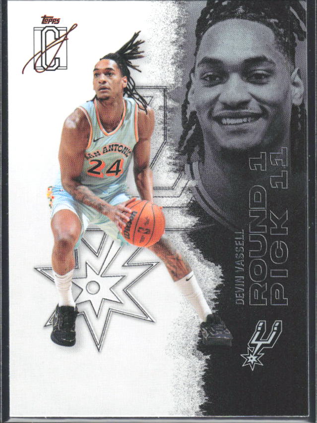 2025-26 Topps Signature Class #34 Devin Vassell – framsida