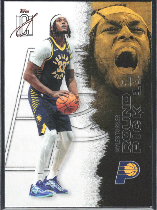 2025-26 Topps Signature Class #92 Myles Turner – framsida