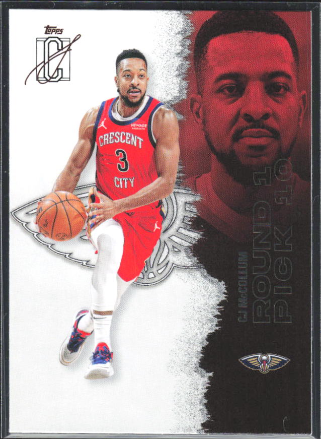 2025-26 Topps Signature Class #13 CJ McCollum – framsida