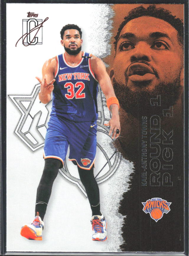 2025-26 Topps Signature Class #63 Karl-Anthony Towns – framsida