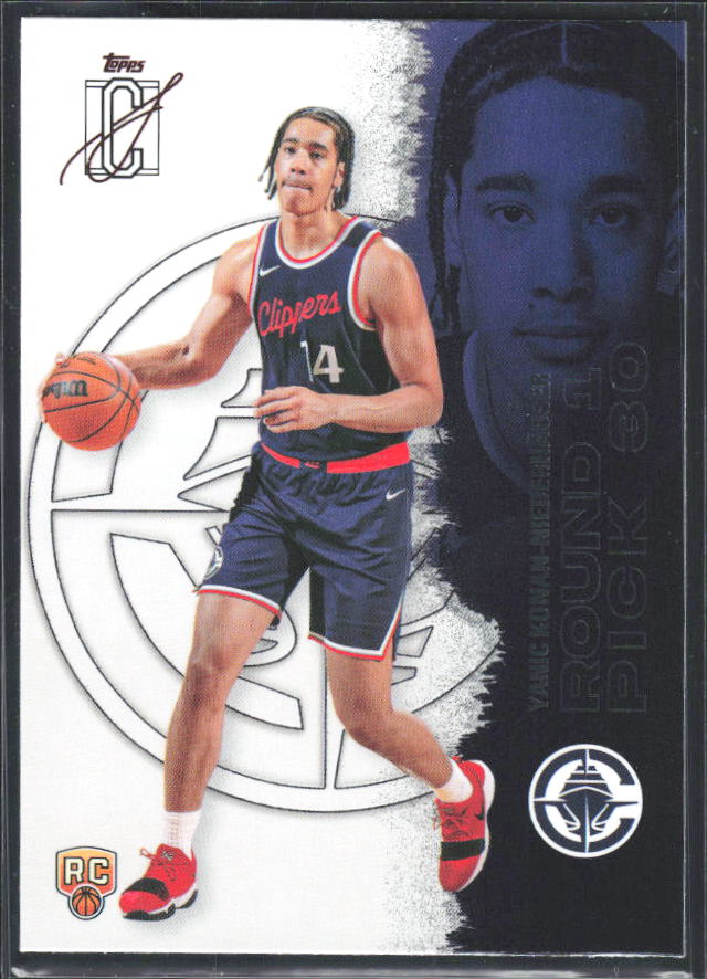 2025-26 Topps Signature Class #142 Yanic Konan-Niederhäuser RC – framsida