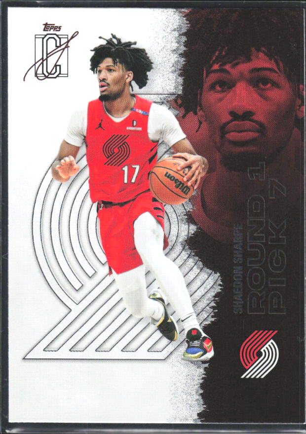 2025-26 Topps Signature Class #25 Shaedon Sharpe – framsida