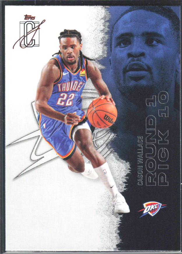 2025-26 Topps Signature Class #31 Cason Wallace – framsida