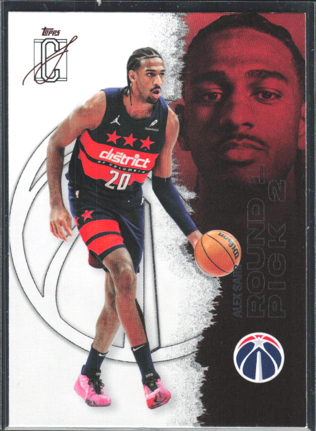 2025-26 Topps Signature Class #66 Alex Sarr – framsida