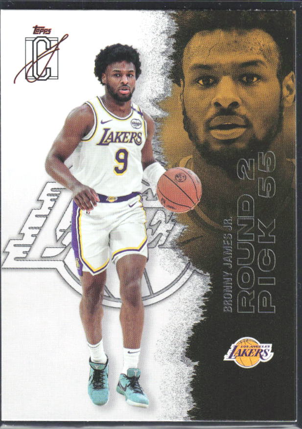 2025-26 Topps Signature Class #1 Bronny James Jr. – framsida