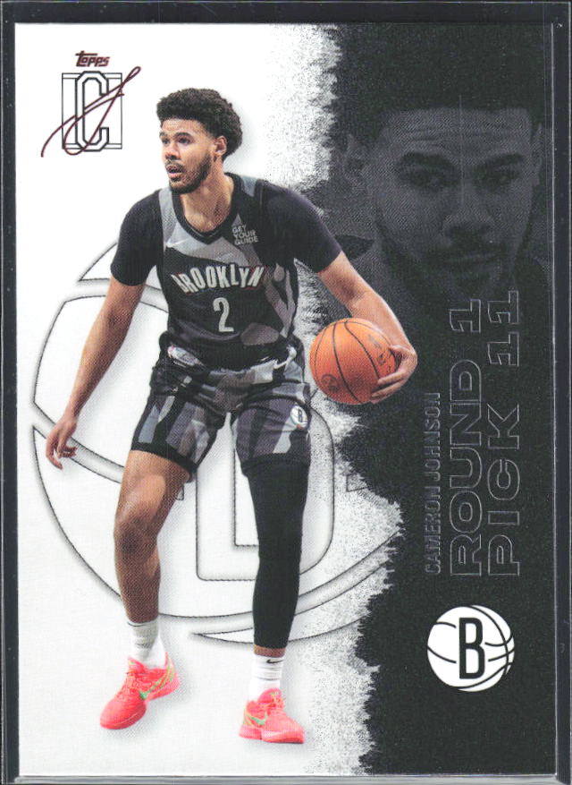 2025-26 Topps Signature Class #29 Cameron Johnson – framsida