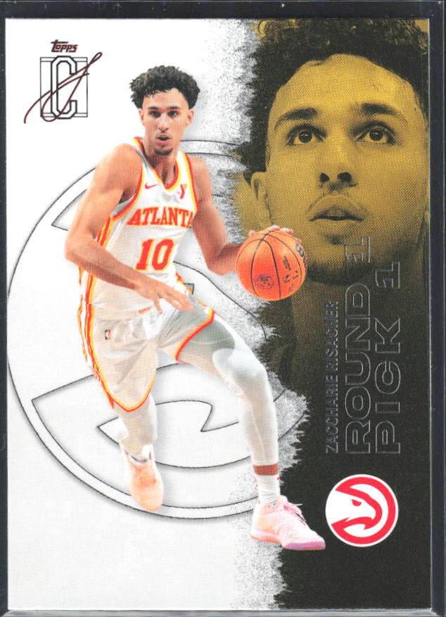 2025-26 Topps Signature Class #61 Zaccharie Risacher – framsida