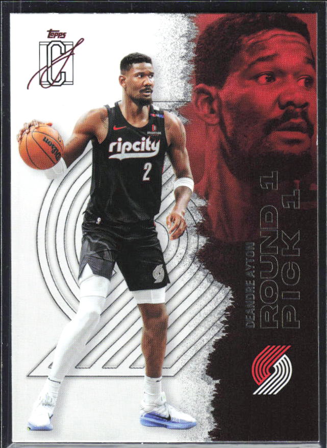 2025-26 Topps Signature Class #22 Deandre Ayton – framsida