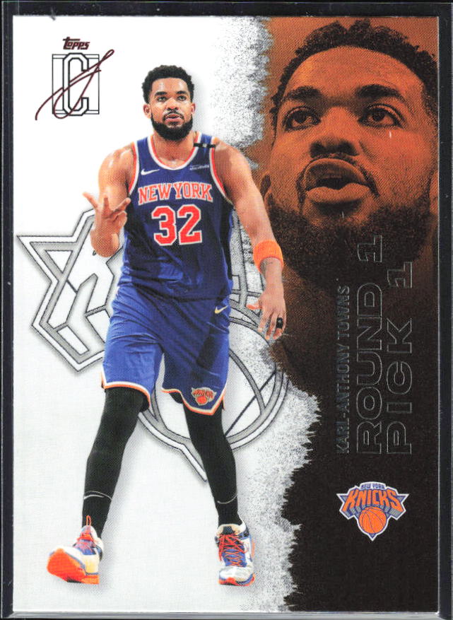 2025-26 Topps Signature Class #63 Karl-Anthony Towns – framsida
