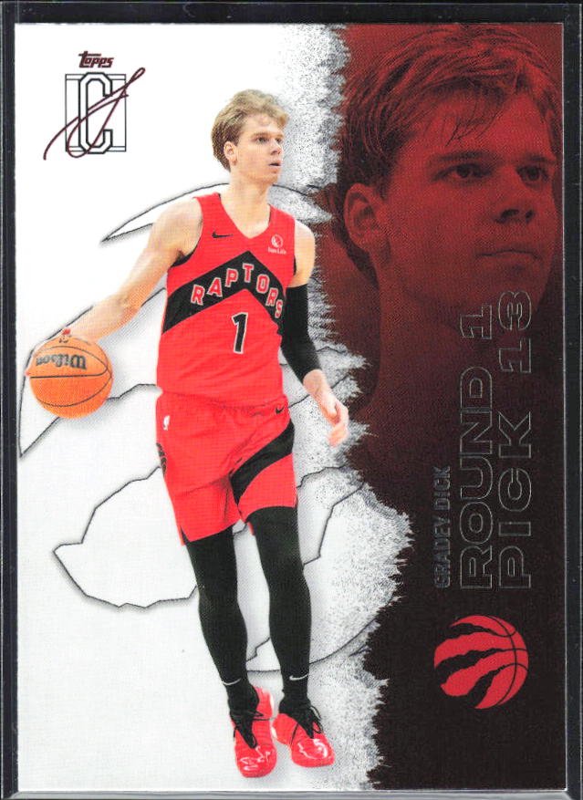 2025-26 Topps Signature Class #6 Gradey Dick – framsida