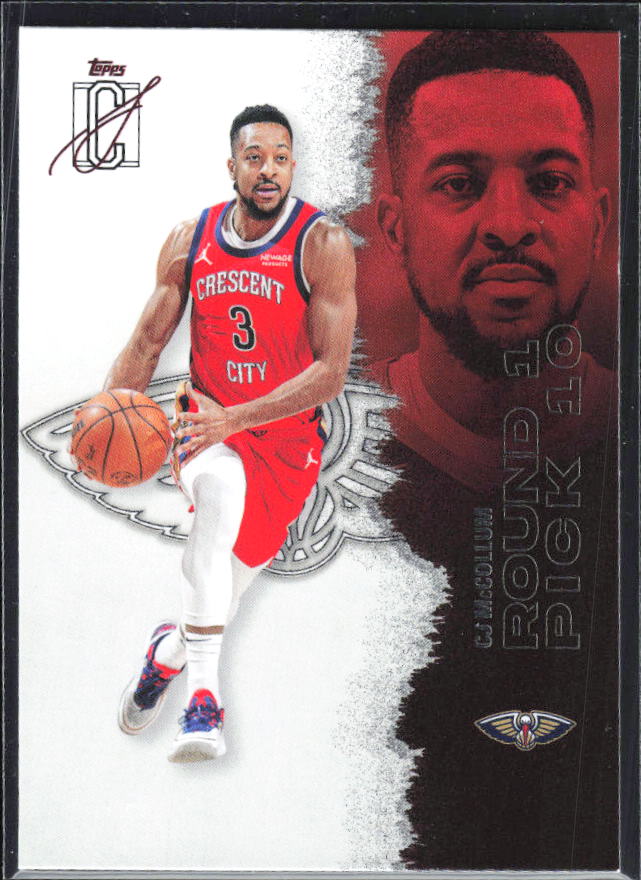 2025-26 Topps Signature Class #13 CJ McCollum – framsida