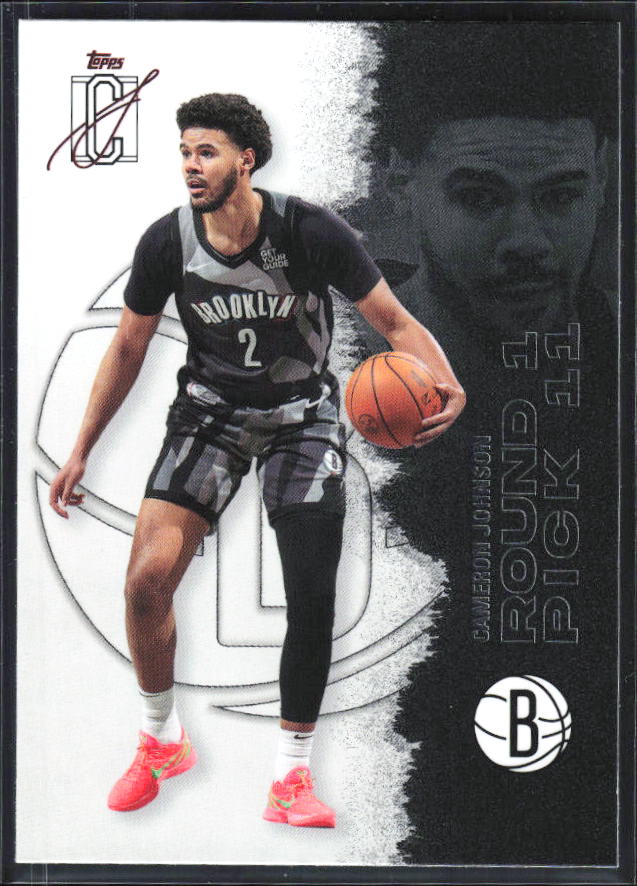 2025-26 Topps Signature Class #29 Cameron Johnson – framsida