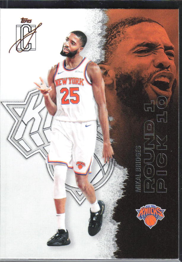 2025-26 Topps Signature Class #84 Mikal Bridges – framsida