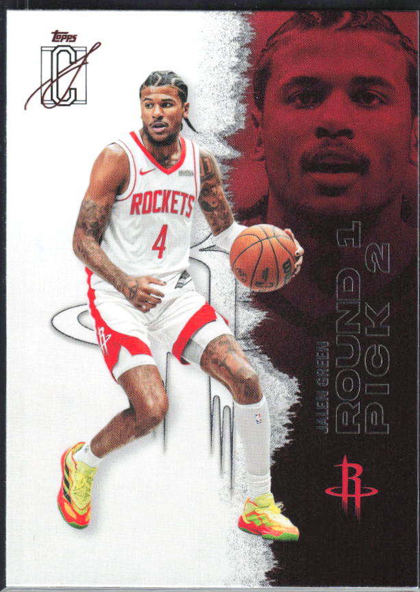 2025-26 Topps Signature Class #67 Jalen Green – framsida