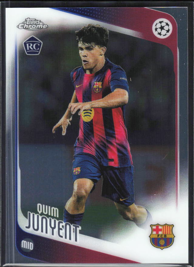 2025-26 Topps Chrome UEFA Club Competitions #93 Quim Junyent – framsida